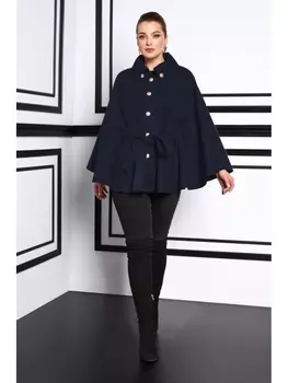 Пончо 3921 т.синий