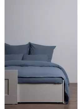 Постельное белье 1.5-спальное Постельное белье Деним 710 Перкаль 1,5 сп. 70х70