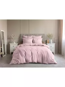 Постельное белье 2.0-спальное Постельное белье Дымчатая роза 609+801 Поплин гл/кр 2 сп. 70х70 (2)