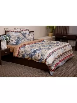 Постельное белье 2.0-спальное Постельное белье Скарлетт 70044-1+70045-1 Поплин 2 сп. 50х70 (2)