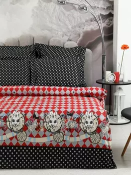 Постельное белье 2.0-спальное с евро Постельное белье Страна чудес 70821-1+70822-1 Перкаль 2 сп. Евро 50х70