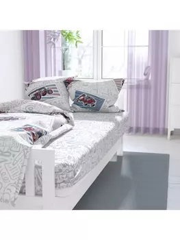 Постельное белье Детское Постельное белье Техника 9371-1+9373-1 Поплин 1.5 сп. 50х70 (1)