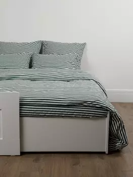 Постельное белье Евро Постельное белье Шторм полоса 70471-5 Перкаль Евро 70х70