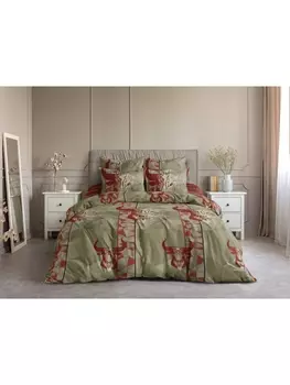 Постельное белье Семейное Постельное белье Апис 70132-1+70136-1 Бязь 120гр. сем. 50х70 (2)