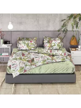 Постельное белье Семейное Постельное белье Garden Birds 70823-1+79471-8 Перкаль Сем. 50х70