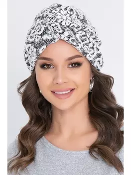 Шапки ШАПКА ЛУСТРА (БЛЭК ВАЙТ) 4ГУ3092