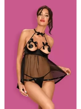 Сорочки и платья Delishya babydoll Black