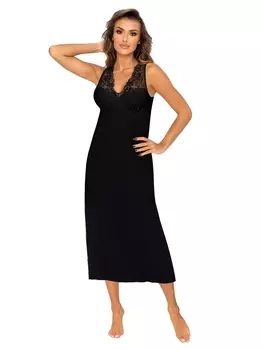 Сорочки Kristina long nightdress Black