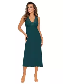 Сорочки Kristina long nightdress Green
