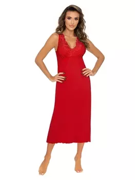 Сорочки Kristina long nightdress Red
