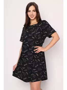 Сорочки Сорочка Очарование, антрацит меланж (буквы)