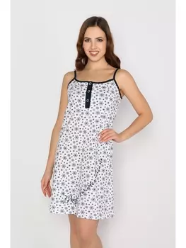 Сорочки Сорочка Зимний сон, темно-синий/белый (снежинка)