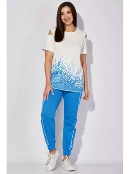 Спортивные костюмы 1282 сине-голубой