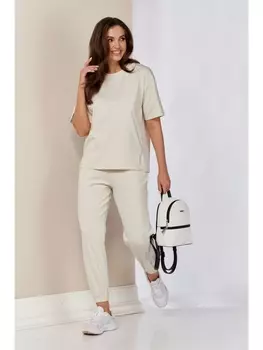 Спортивные костюмы 4071 молочный