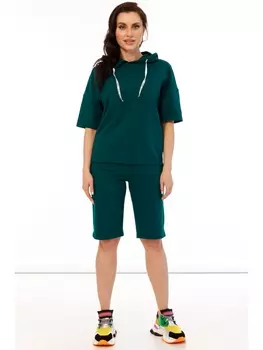 Спортивные костюмы Костюм с шортами "СпортЛайф" (изумруд, футер) К2301