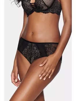 Трусы 38758 RAMIRA ЧЕРНО-БЕЖ. Трусы высокие
