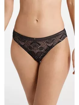 Трусы 40172 TINGLE ЧЕРНО-БЕЖ. Трусы слипы