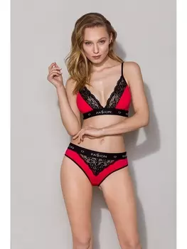 Трусы PS001 panties Red-Black