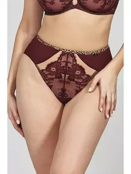 Трусы SELENA BURGUNDY Stringhighwaist Трусы высокие стринги