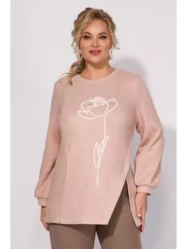 Туники М1370 пудра