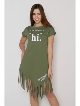 Туники Платье Hi, хаки