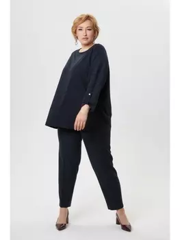 Туники Темно-синяя туника с люрексом арт.3419