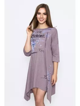 Туники Платье Лаванда, какао
