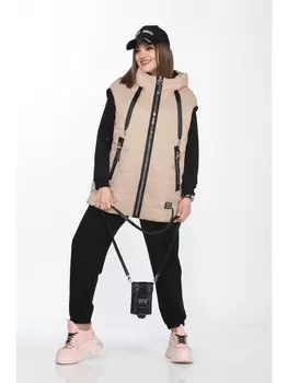 Жилеты 062 розово-бежевый