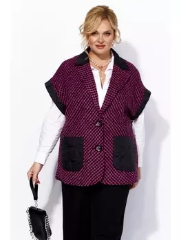 Жилеты 1166 маджента/черный