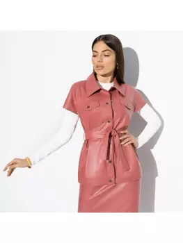 Жилеты Трендовый стиль (chic rose, с поясом)
