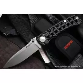 Нож складной Ruger Knives Go-N-Heavy™ Tactical Folder, Bill Harsey Design, Stonewashed Plain Blade 120 мм. CRR1801 (CRKT)