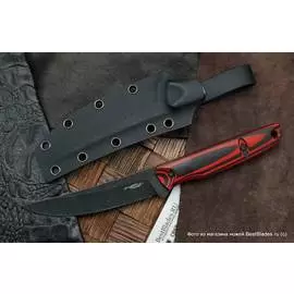 Нож туристический N.C.Custom SCAR черно-красный