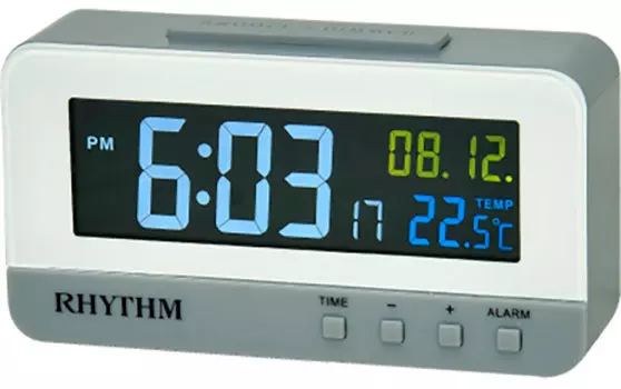 Будильник Rhythm LCT089NR03. Коллекция Будильник