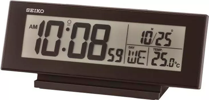 Будильник Seiko Clock QHL072KN. Коллекция Будильник