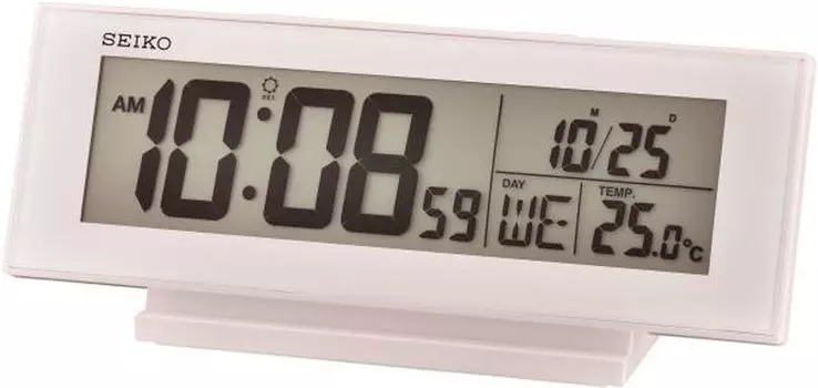 Будильник Seiko Clock QHL072WN. Коллекция Будильник