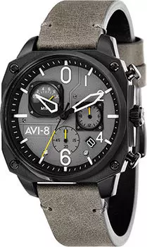 fashion наручные мужские часы AVI-8 AV-4052-03. Коллекция Hawker Hunter
