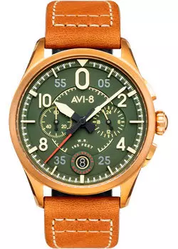fashion наручные мужские часы AVI-8 AV-4089-02. Коллекция Spitfire