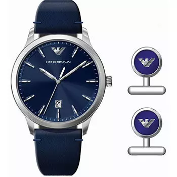 fashion наручные мужские часы Emporio armani AR80032. Коллекция Dress Watch Gift Set