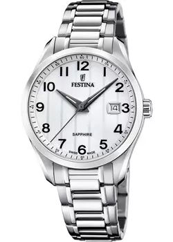 fashion наручные мужские часы Festina F20026.1. Коллекция Swiss Made