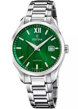 fashion наручные мужские часы Festina F20026.3. Коллекция Swiss Made