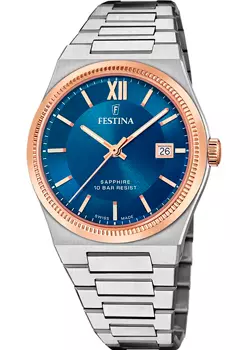 fashion наручные мужские часы Festina F20036.2. Коллекция Swiss Made