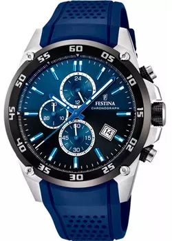fashion наручные мужские часы Festina F20330.A. Коллекция Timeless Chronograph