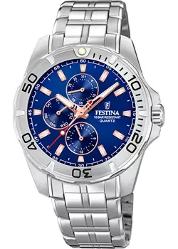 fashion наручные мужские часы Festina F20445.5. Коллекция Multifunction