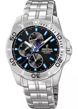 fashion наручные мужские часы Festina F20445.6. Коллекция Multifunction