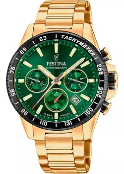 fashion наручные мужские часы Festina F20634.4. Коллекция Timeless Chronograph