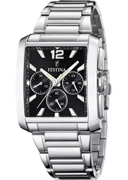 fashion наручные мужские часы Festina F20635.4. Коллекция Timeless Chronograph