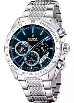 fashion наручные мужские часы Festina F20668.6. Коллекция Timeless Chronograph