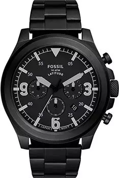 fashion наручные мужские часы Fossil FS5754. Коллекция Latitude