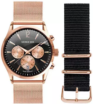 fashion наручные мужские часы George Kini GK.12.3.2RR.22. Коллекция Gents Collection