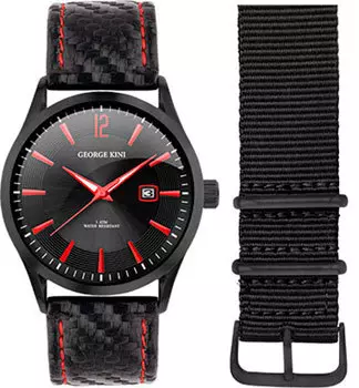 fashion наручные мужские часы George Kini GK.41.1.1BR.1S.1.3.0. Коллекция Gents Collection